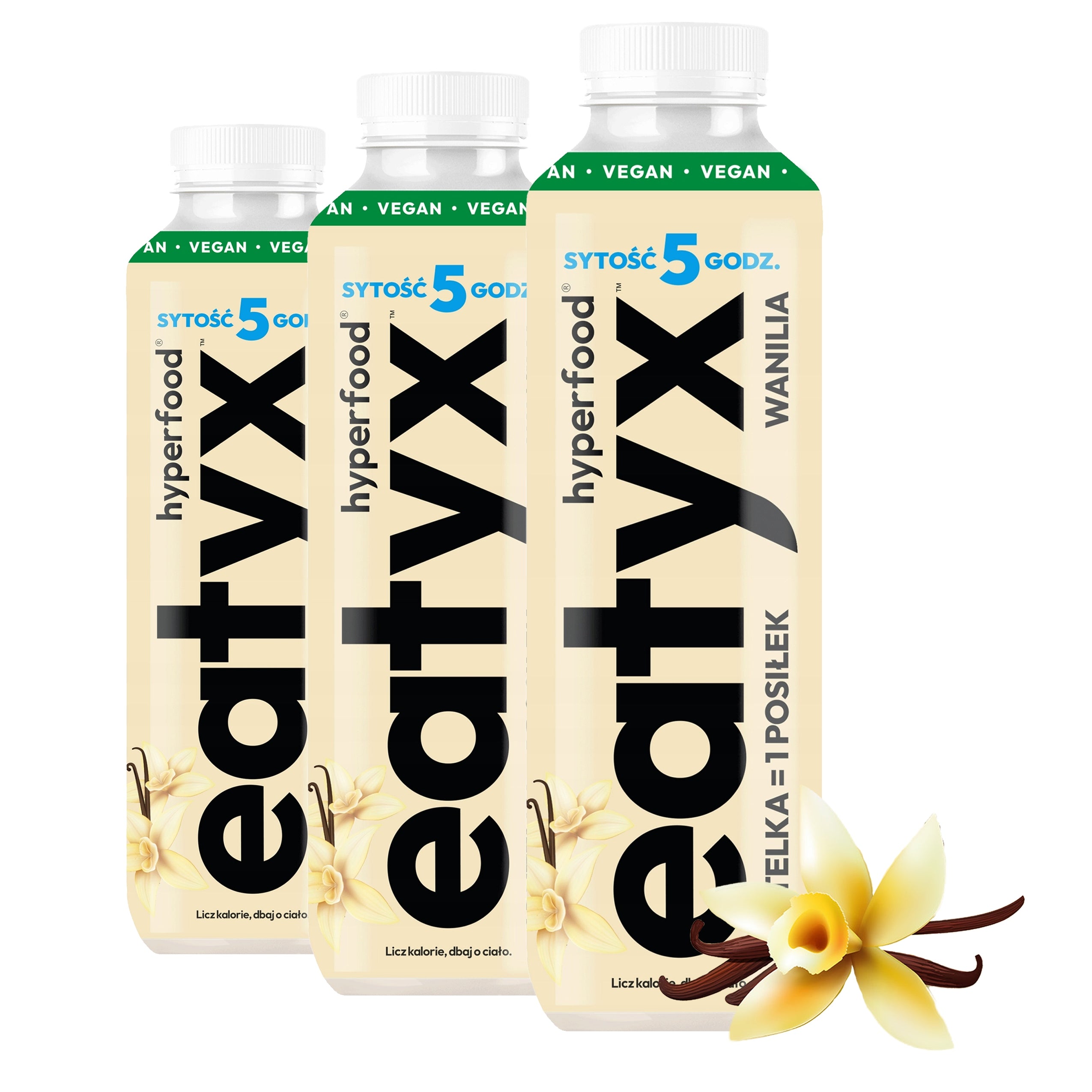eatyx 3x Wholesome Meal in Drinking Liquid Vanilla Vegan 500 ml