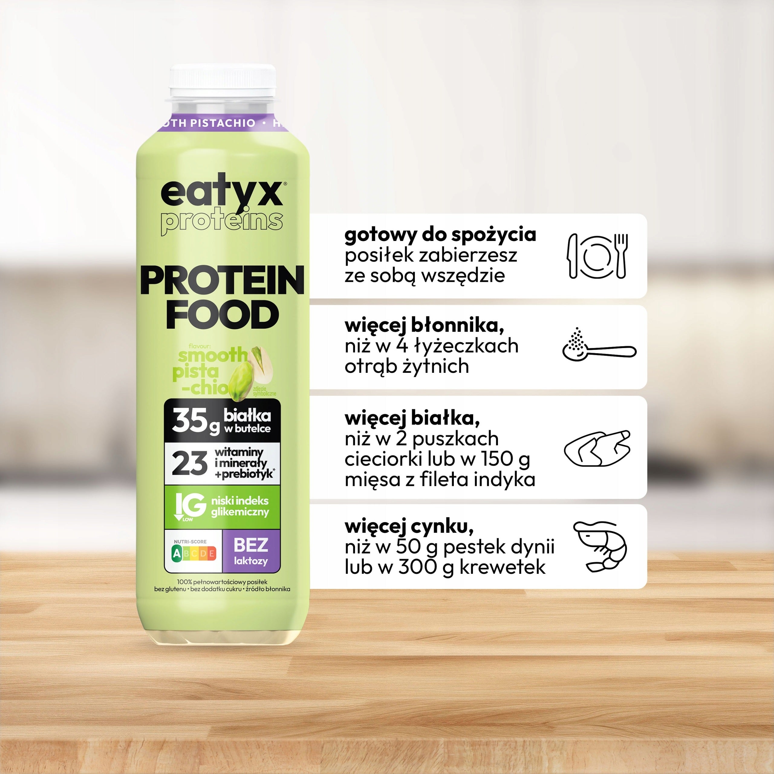 eatyx Complete meal ready to eat Pistachio 500 ml Packaging status original
