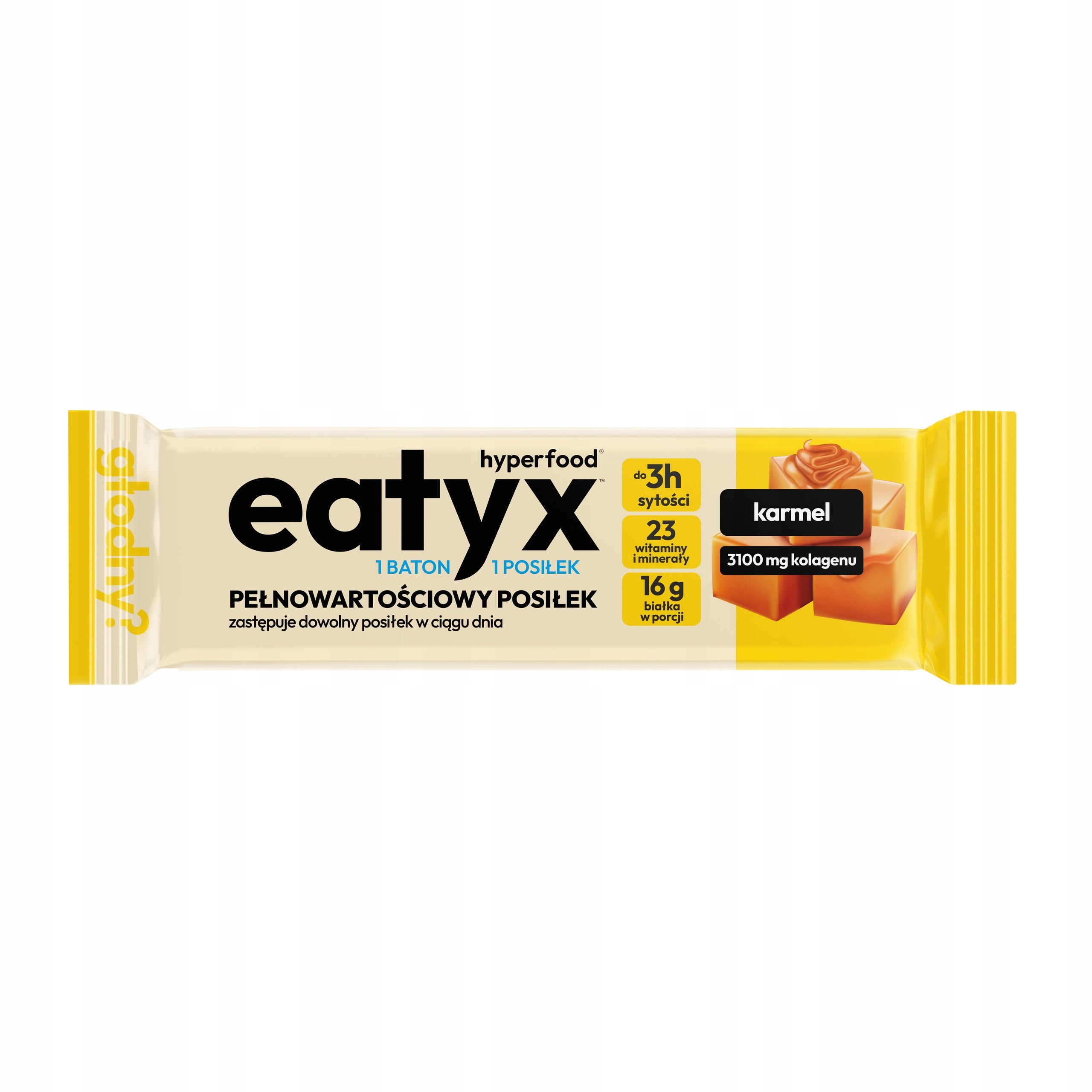 eatyx Wholesome meal ready dish bar Protein caramel fit 60g EAN (GTIN) 5905741547584