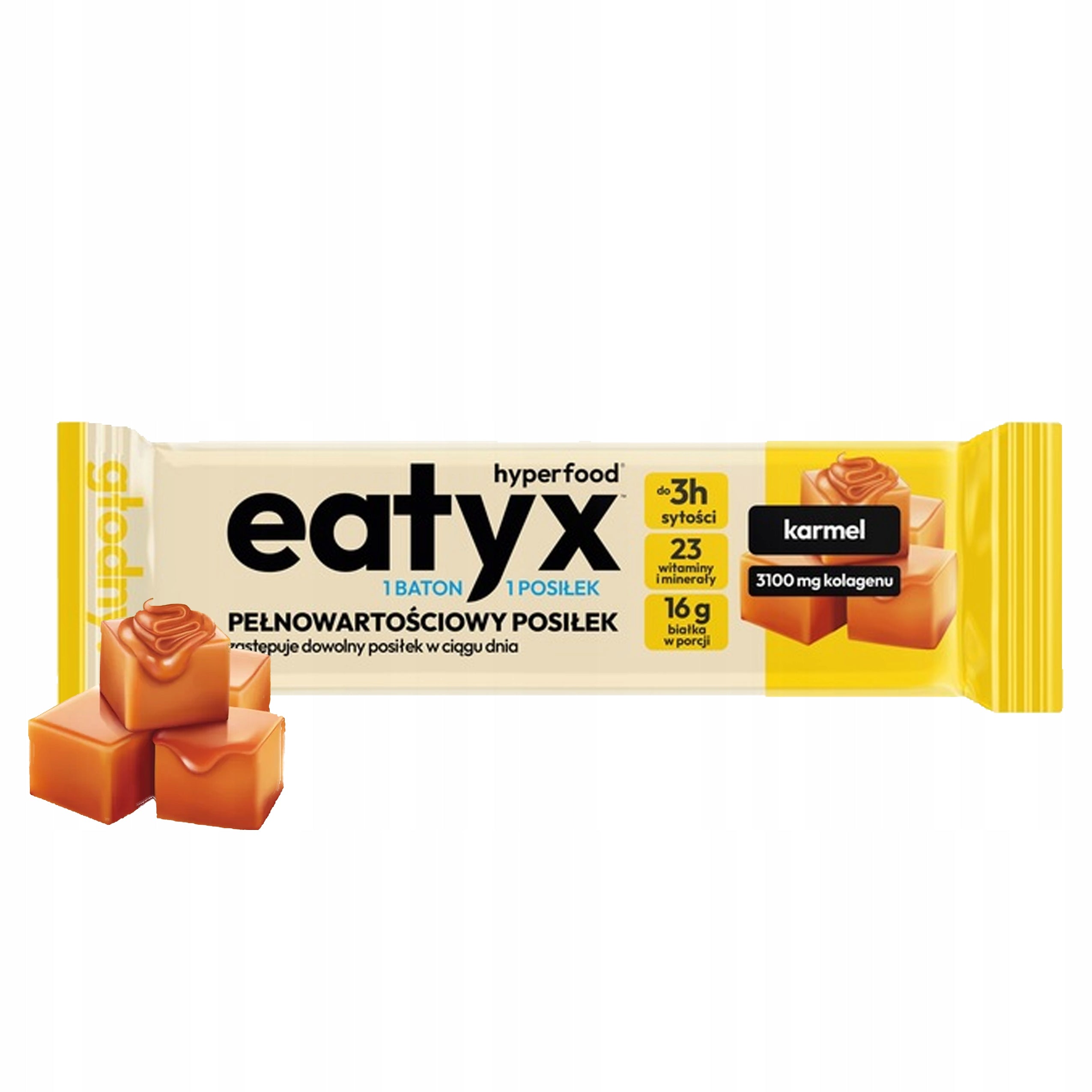 eatyx Wholesome meal ready dish bar Protein caramel fit 60g