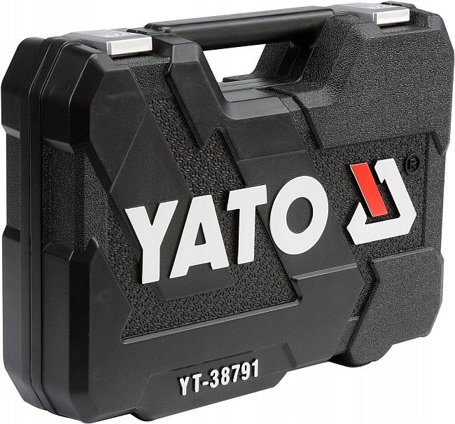 Raktų ir galvučių rinkinys YATO YT-38791, 108 vnt., 1/4" ir 1/2", TORX