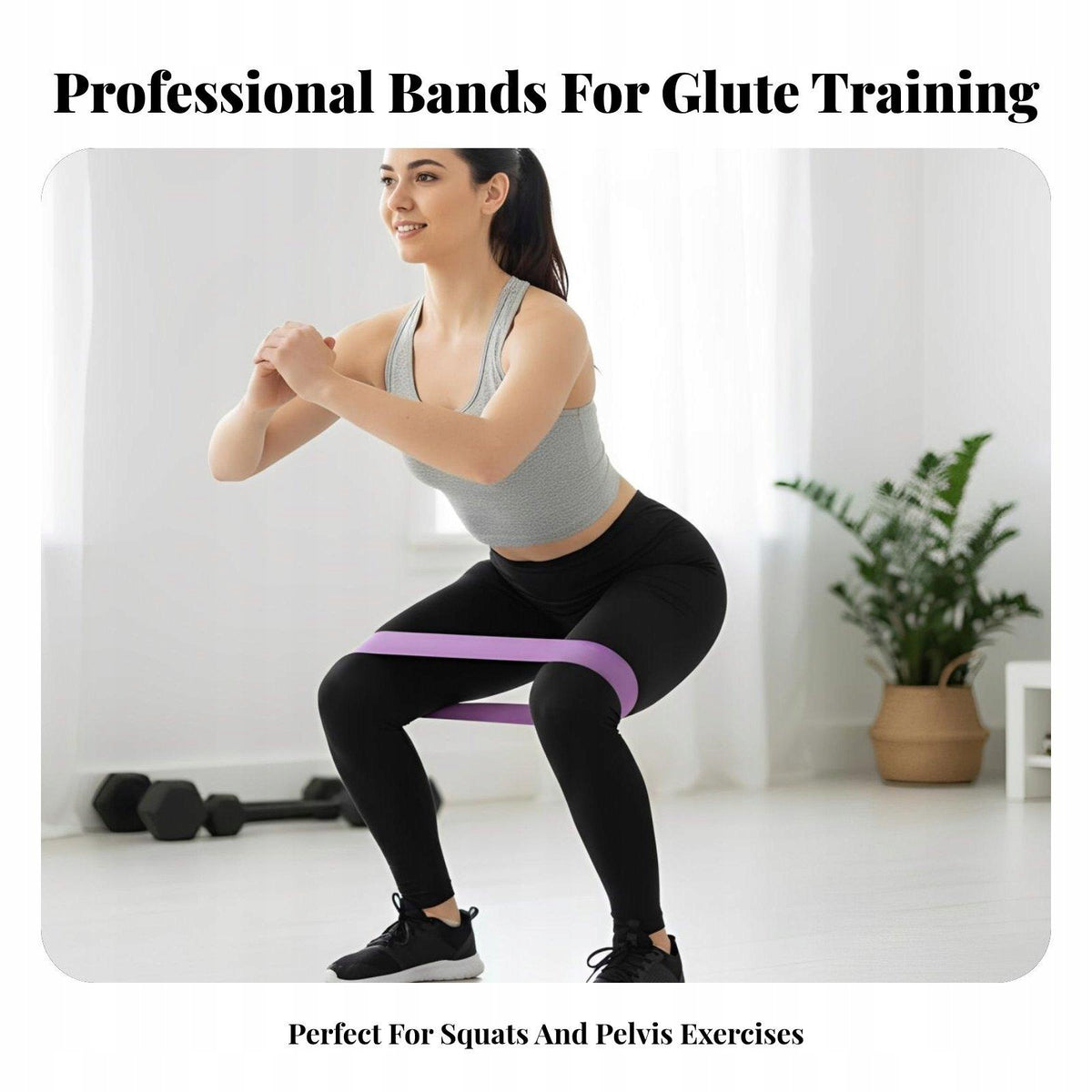 elastic Band Set, stretch Elastic pelvic Circle, leg Booty Band, Non Slip Packaging status original
