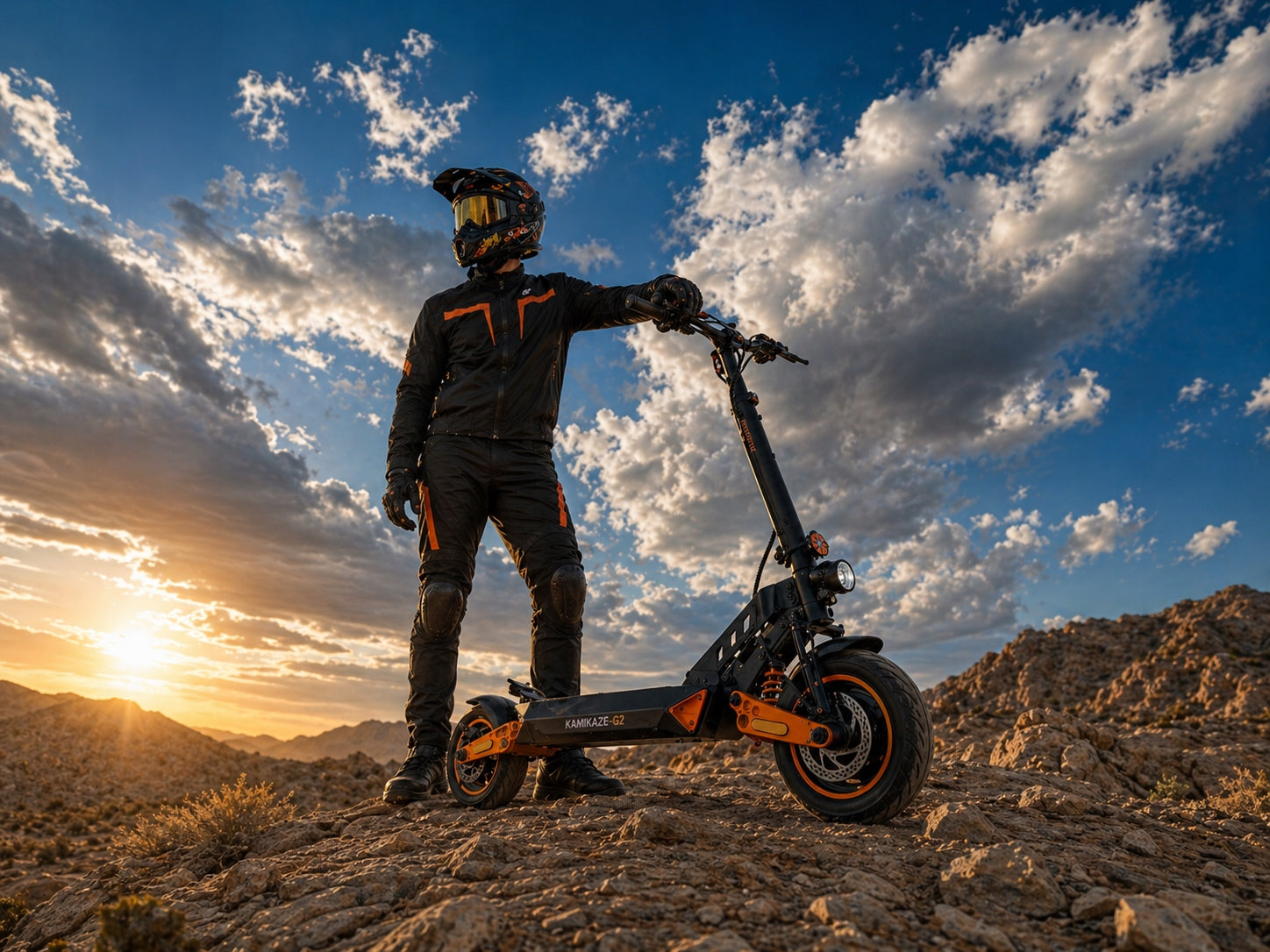electric scooter Kamikaze G2 1200W 20KM/H 740 Wh 60HP turn signals Packaging status original