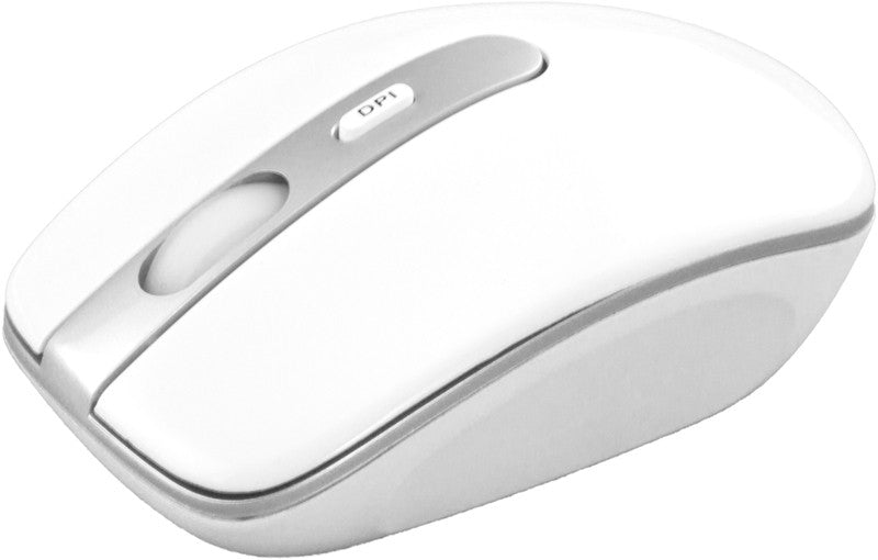 elegant white wireless keyboard + mouse Color white