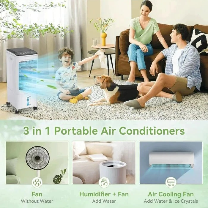 energy-saving cooling fan; 10L water tank + 6 ice packs,air cooler. Manufacturer code WL-FAN0001