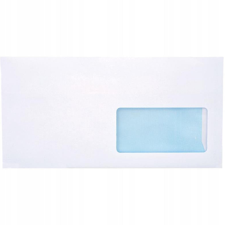 envelope DL window right 110 x 220mm white 25pcs