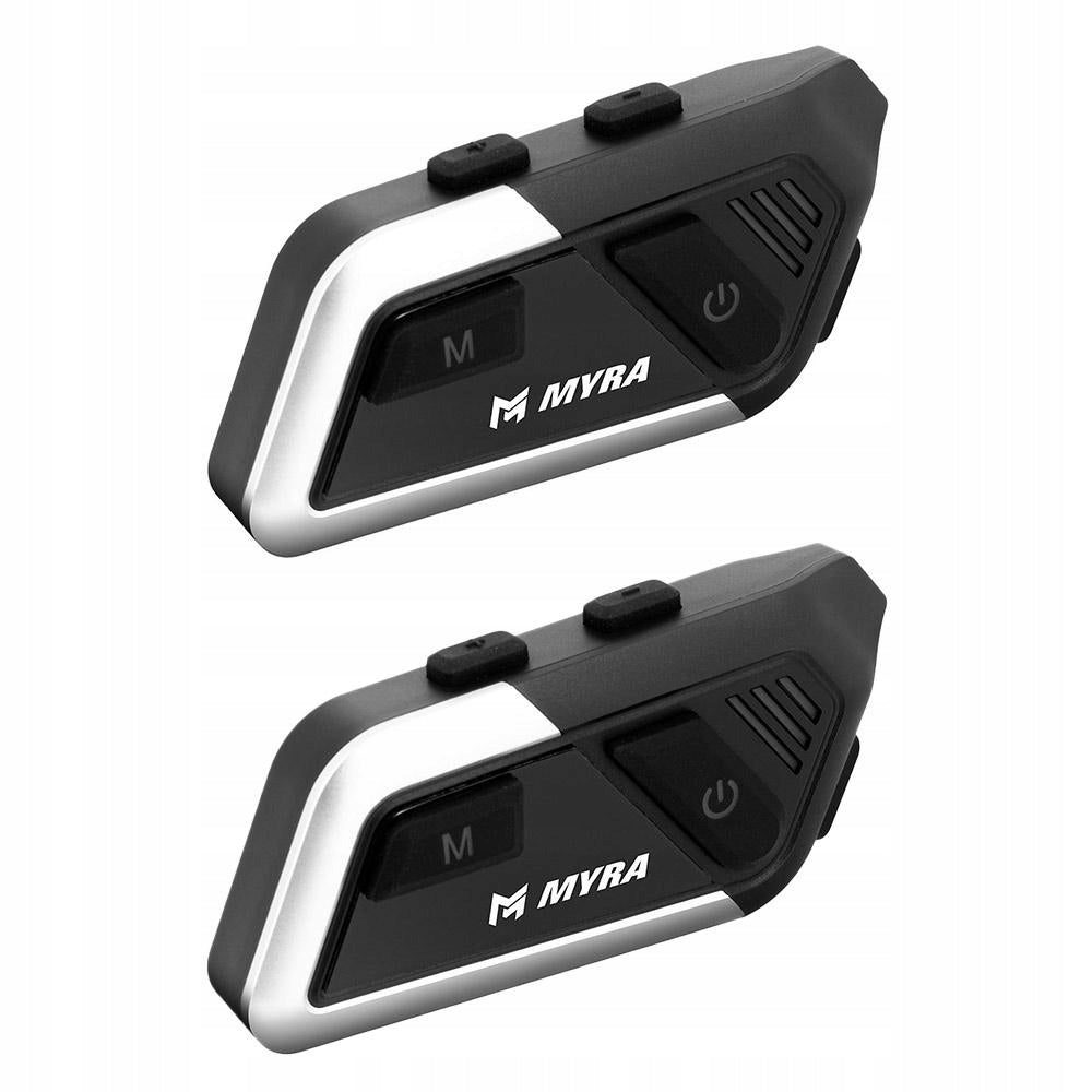 estaw (2 pcs/pair) Intercom (bluetooth) MYRA - M500 DUO black/grey
