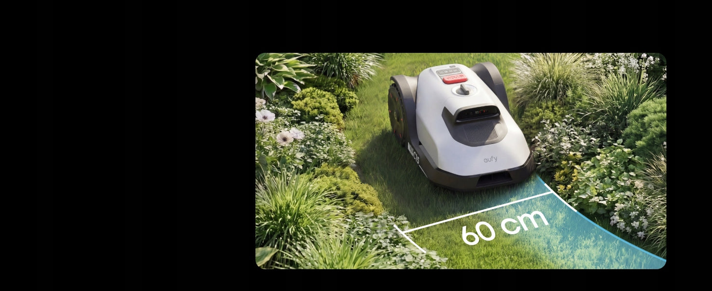 eufy C15 robotic mower, automatic mower with application, up to 500 m2, AI Brand Eufy