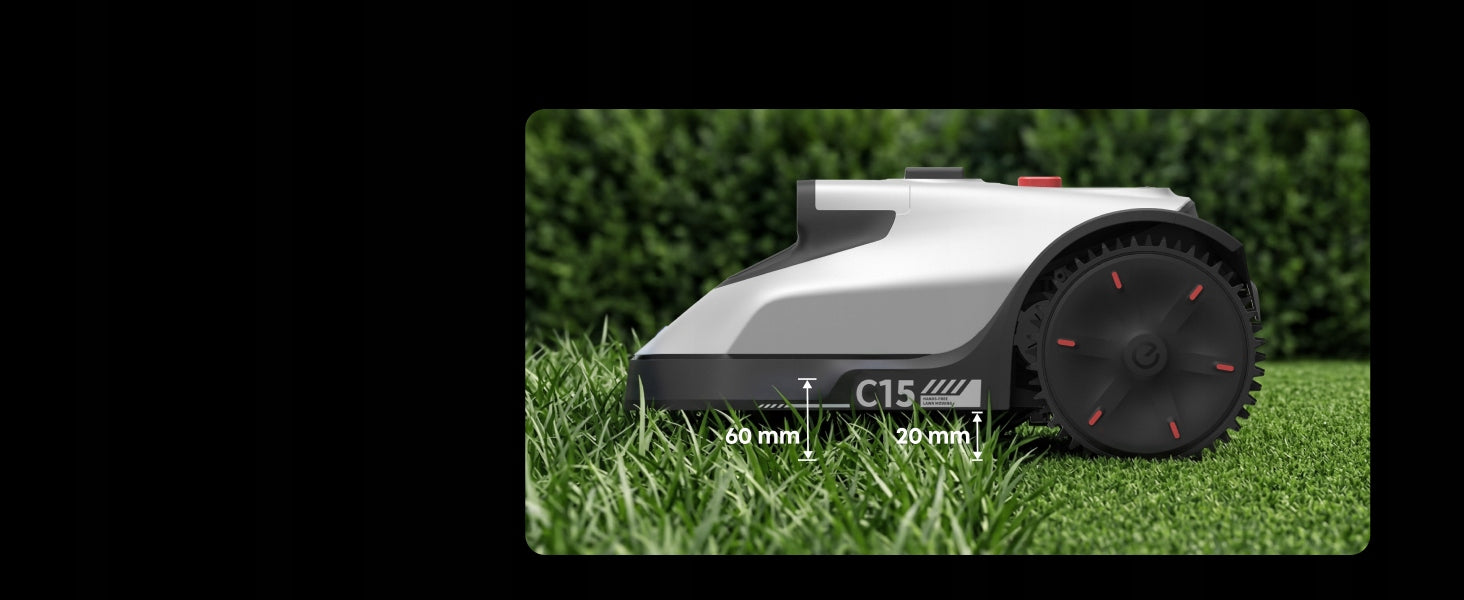 eufy C15 robotic mower, automatic mower with application, up to 500 m2, AI Manufacturer code T280B3A2