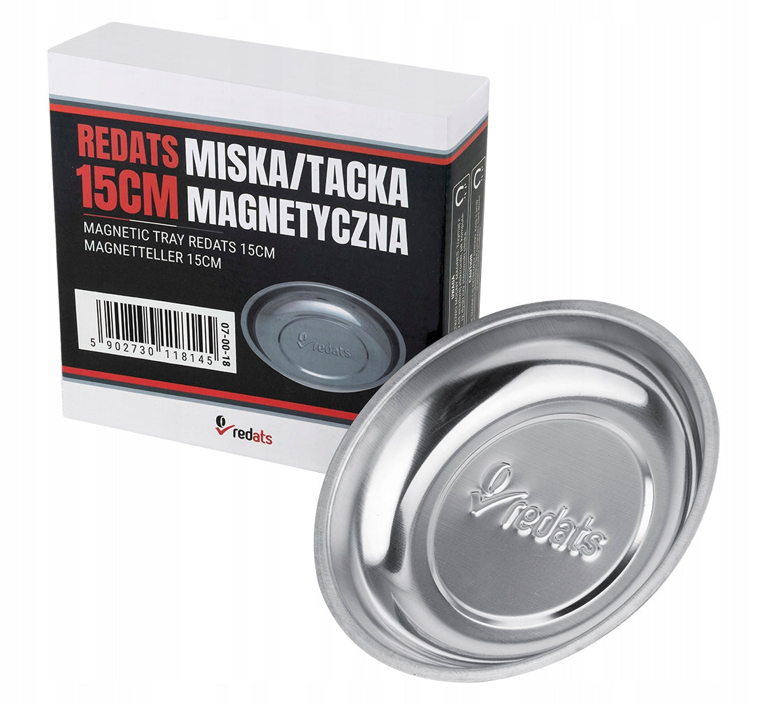 Magnetinė dubenėlio formos indas varžtams, 15 cm