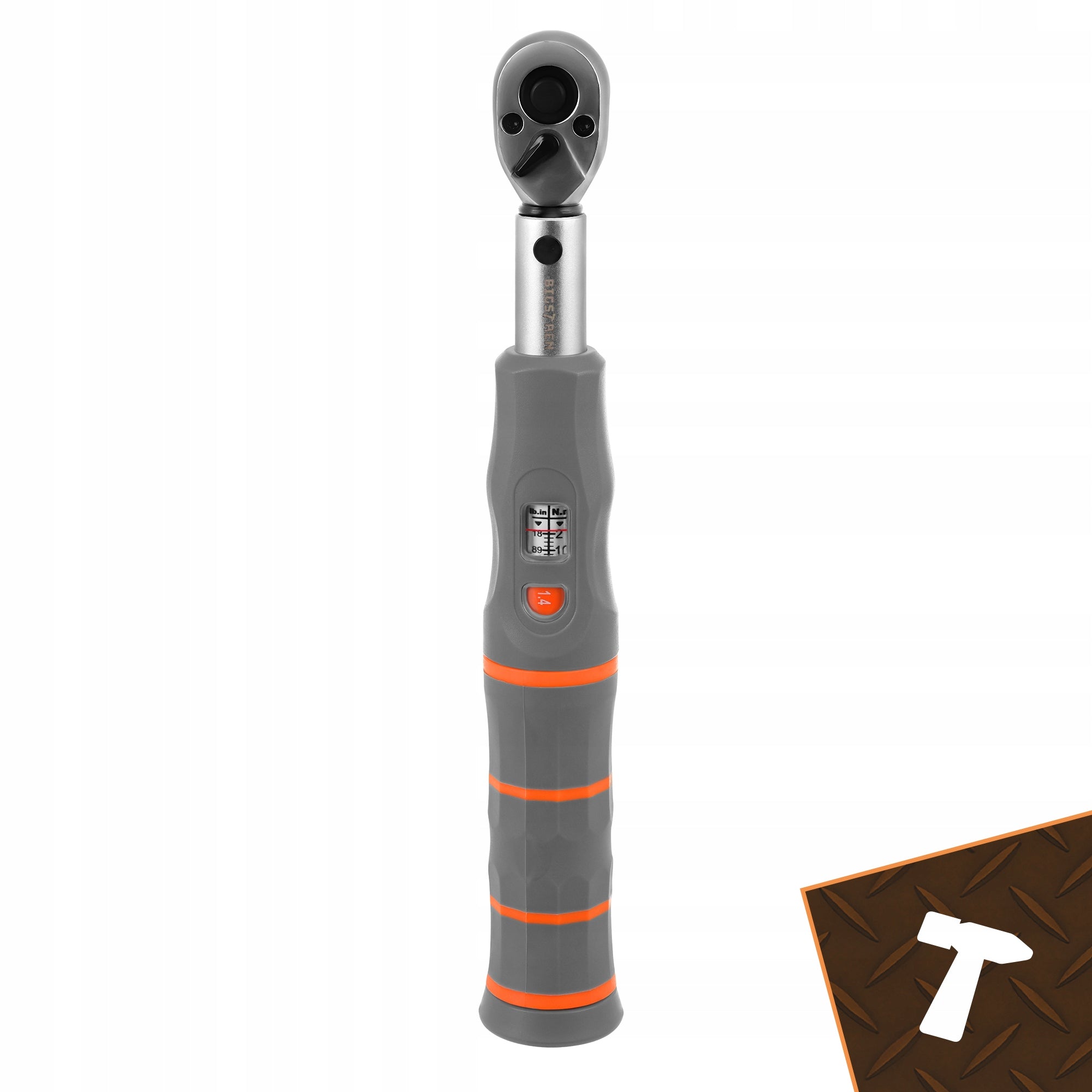 Veržliaraktis su dinamometru 1/4", 2–26 Nm, dėklas, sertifikatas
