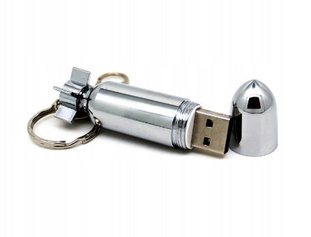 flash drive silver torpedo 8gb Color yellow