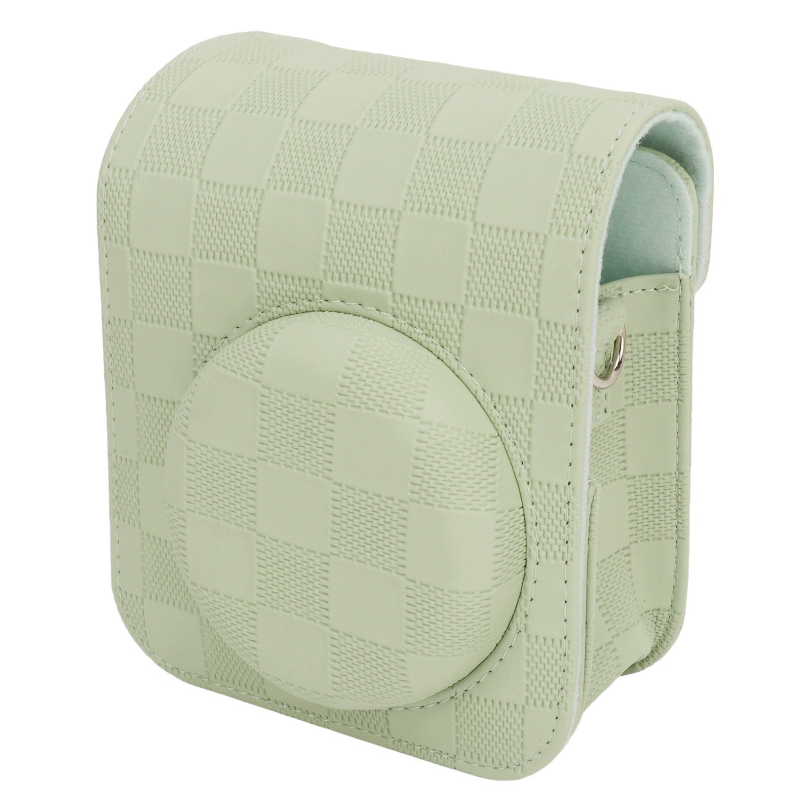 for Mini 12 Vintage Checkerboard Plaid FD Camera Protective Fur Brand no brand