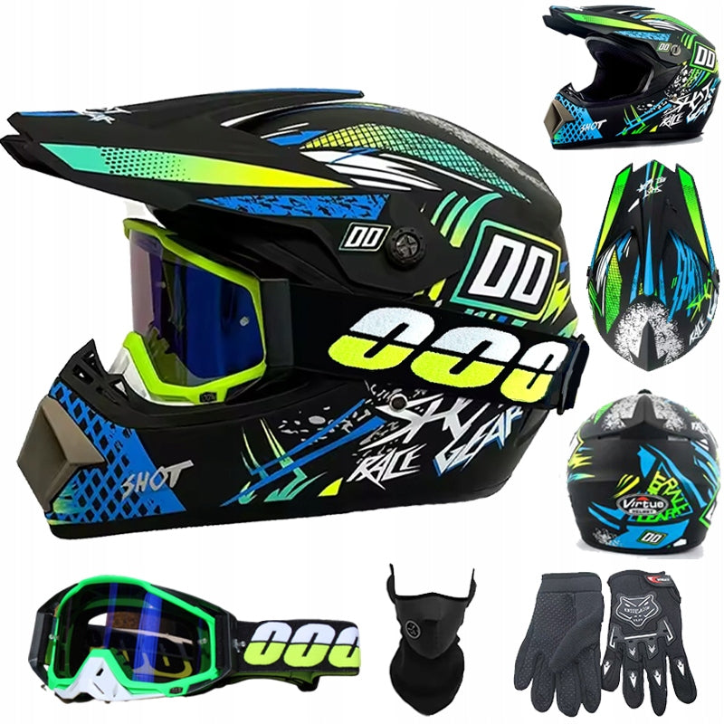 fullface helmet for Cross / Enduro / Motorcycle / Scooter / Bikes M 55-56 cm