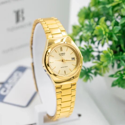 gold elegant women's watch Casio LTP-1170N-9A + BOX (zd636b) with Brand CASIO