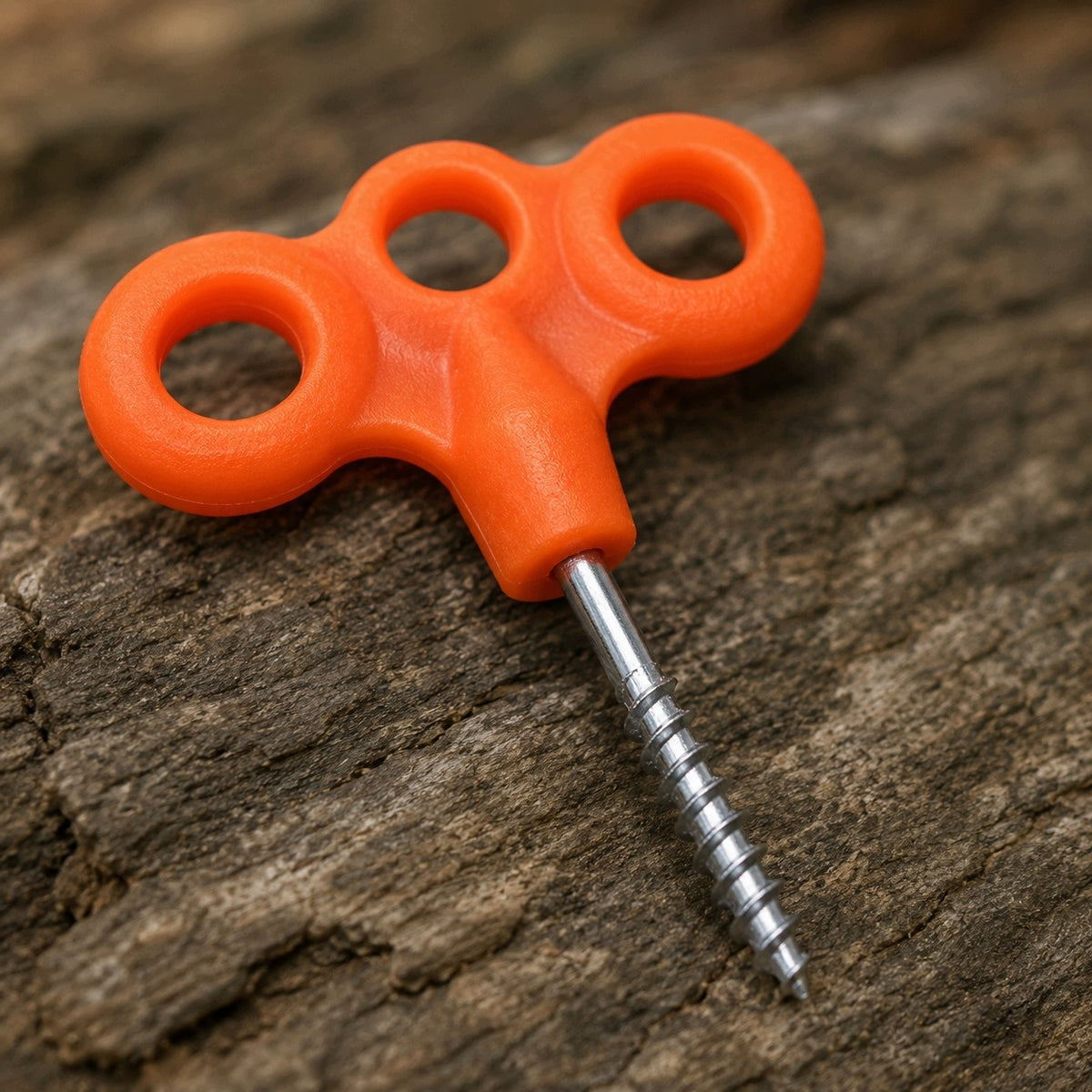 hand crank anchor screw orange Packaging status original