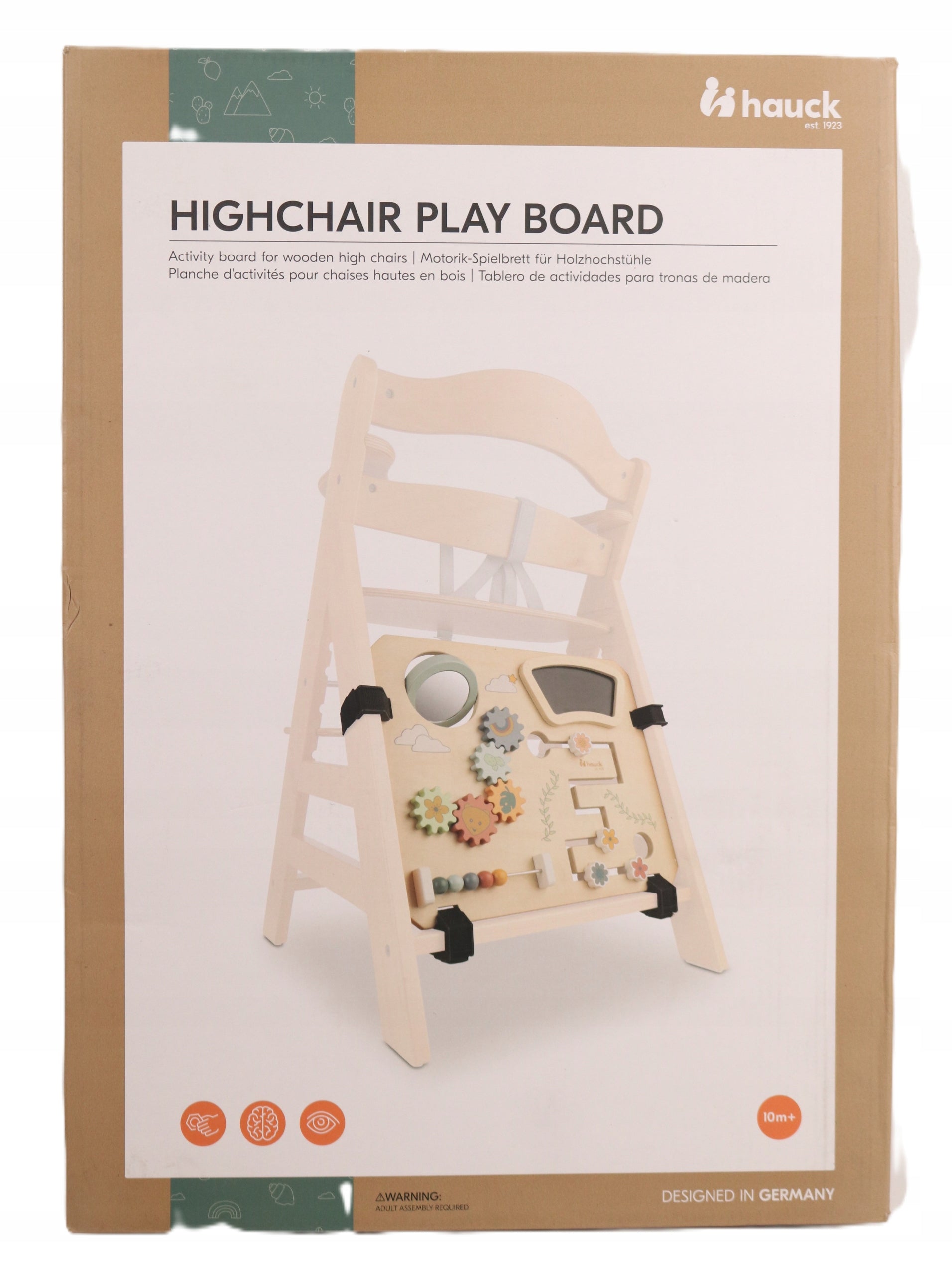 hauck Activity board for children 10m+ for chairs Alpha+, Beta+, Arketa Packaging status original