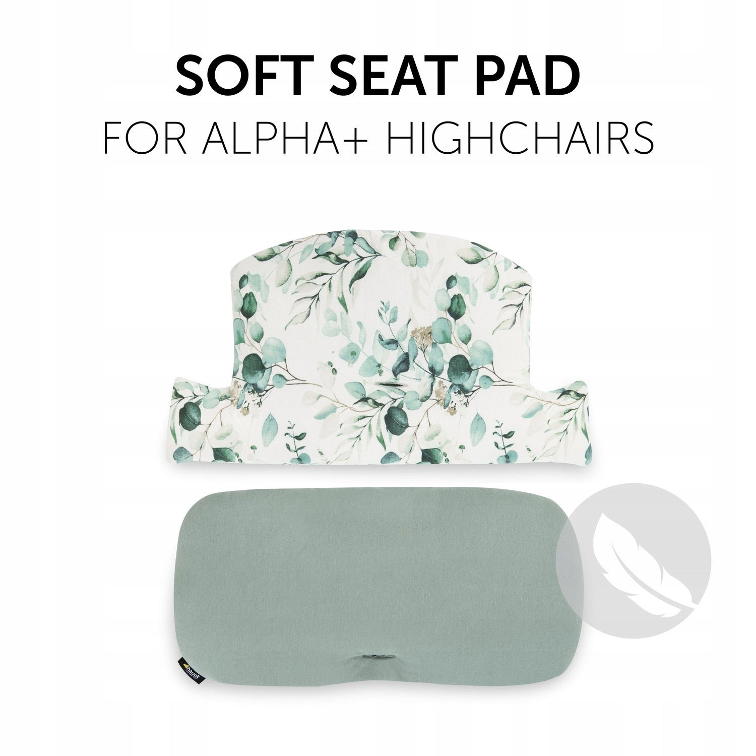 hauck Chair Insert Select Jersey Leaves Mint Color green