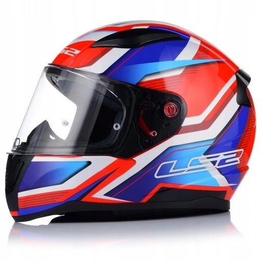 helmet LS2 FF353 Rapid II Flitz White Black Red 06 size: XS