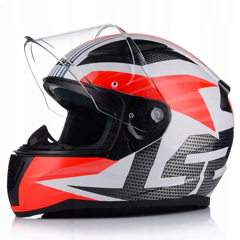 helmet LS2 FF353 Rapid II Grid White/Red Size: XS Manufacturer's catalog number AK1635338312