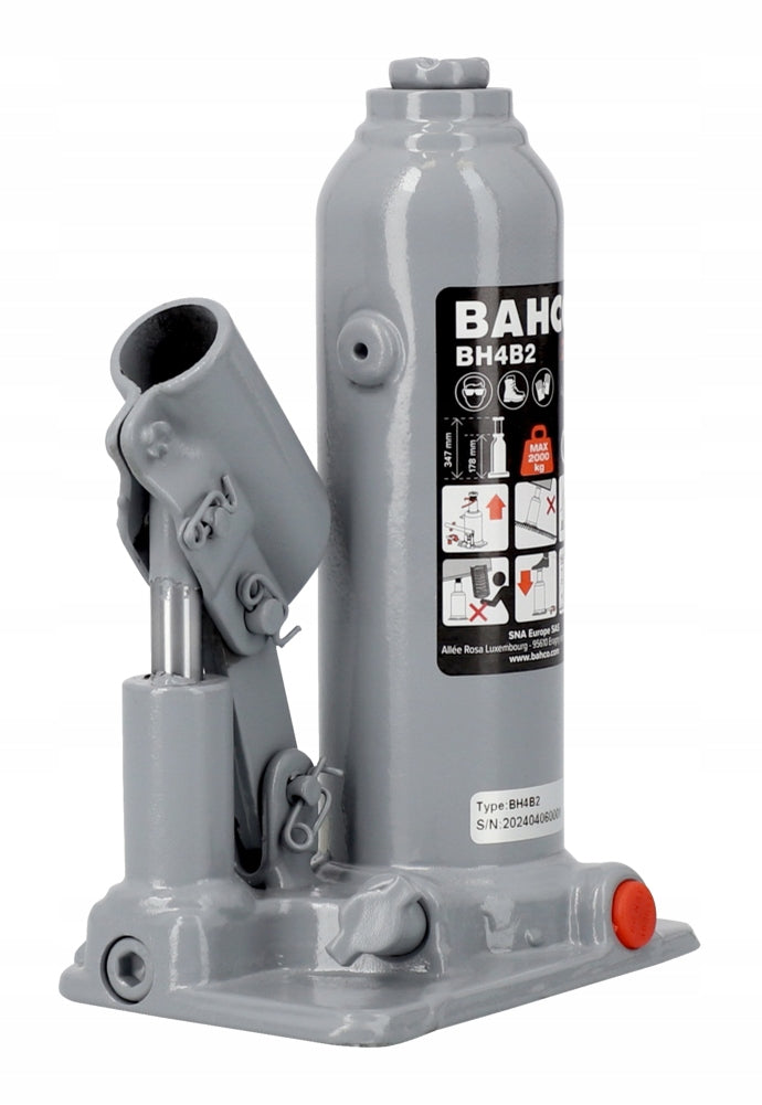 hydraulic bottle lifter, 12 tonnes, Premium, BAHCO [BH4B12] Manufacturer code BH4B12