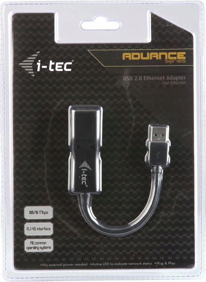 i-tec External USB 2.0 Fast Ethernet 100/10Mbps Network Card Manufacturer code U2LAN
