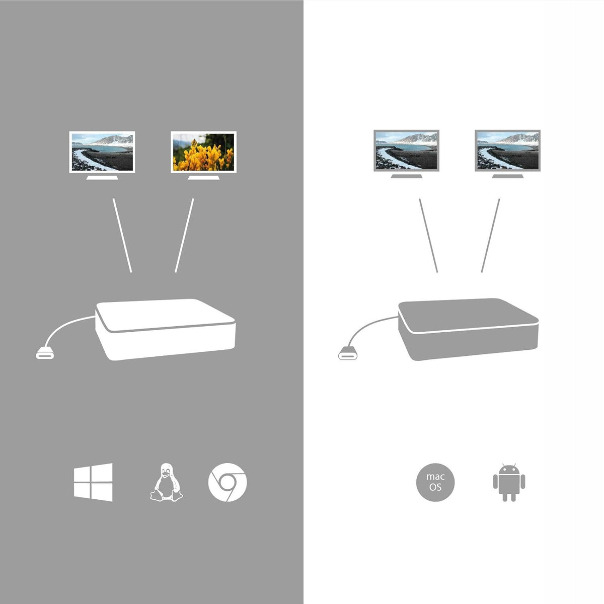 i-tec USB-C 2x4K DisplayPort Ethernet Docking Station Packaging status original