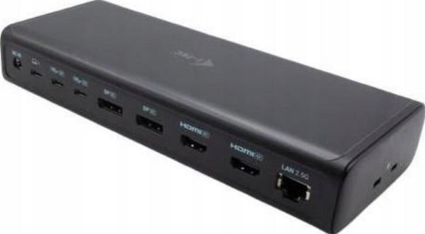 i-tec Universal 6x 4K/60Hz Display Docking Station 2xDP 2xHDMI 2xVideo USB-