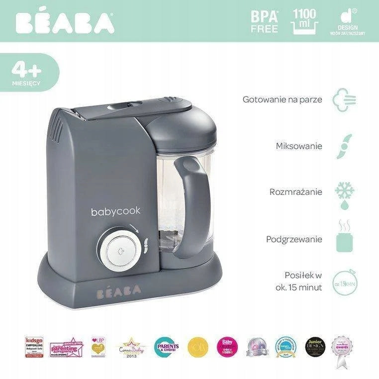 i11 Food processor Beaba Babycook Solo 1.1 L dark grey Brand Beaba