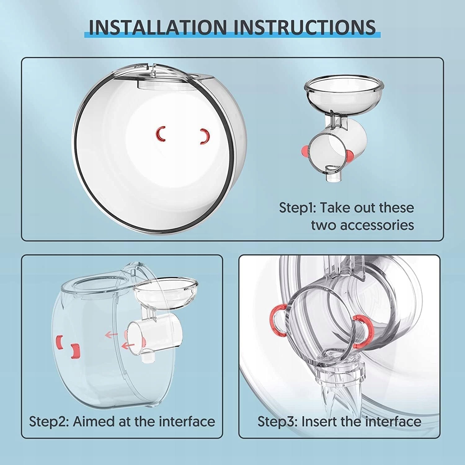 i80 Wireless Shell Electric Breast Pump with LCD Display Manufacturer code B0CM2ZLWHQ