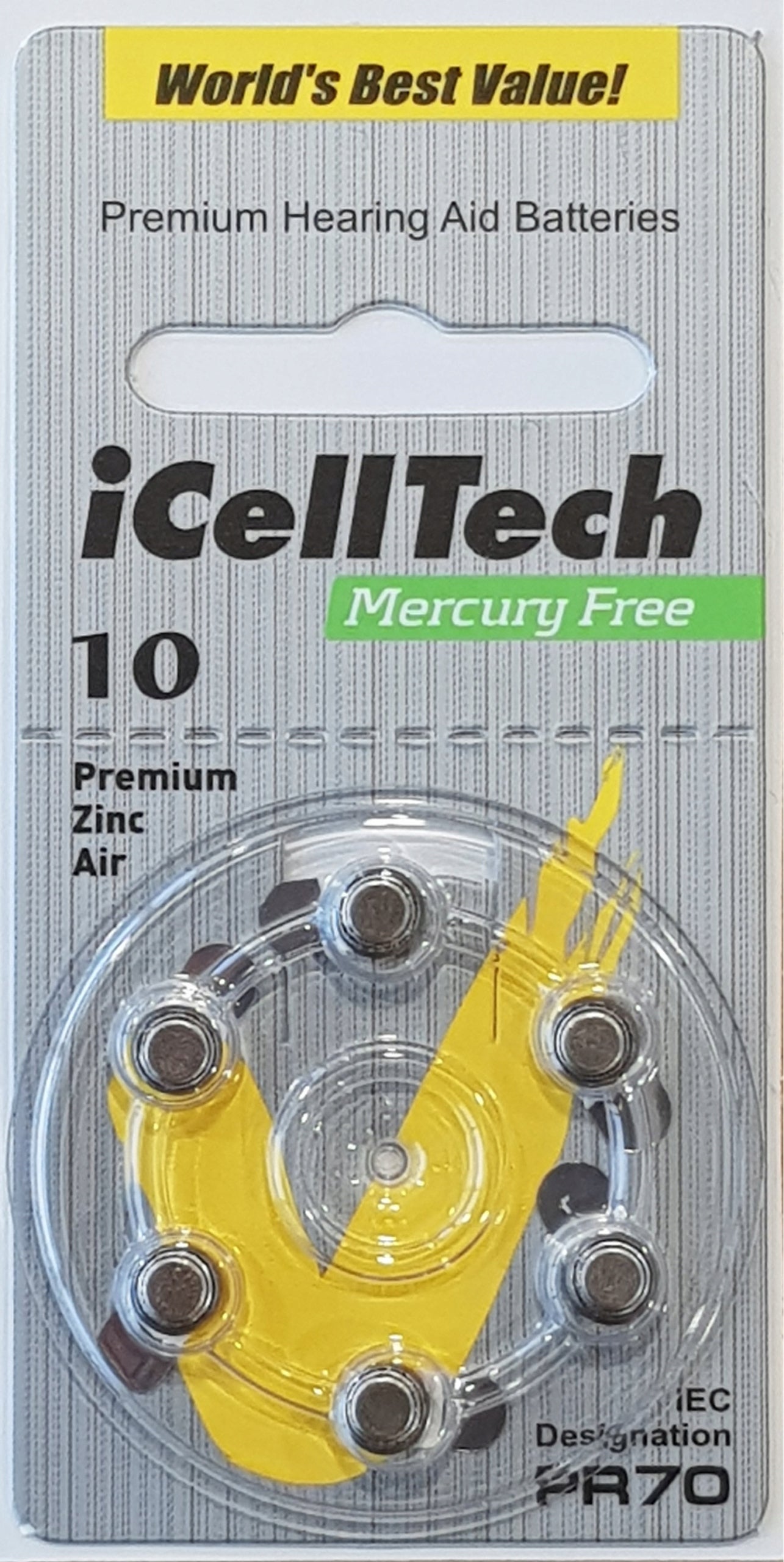 iCellTech batteries "10" - 60 pcs.