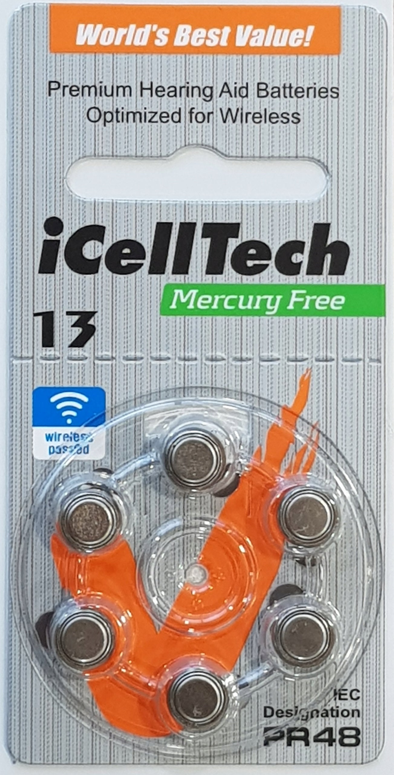iCellTech batteries "13" - 60 pcs.