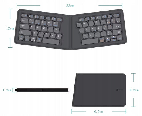 iClever folding wireless keyboard (AZERTY layout) Packaging status original