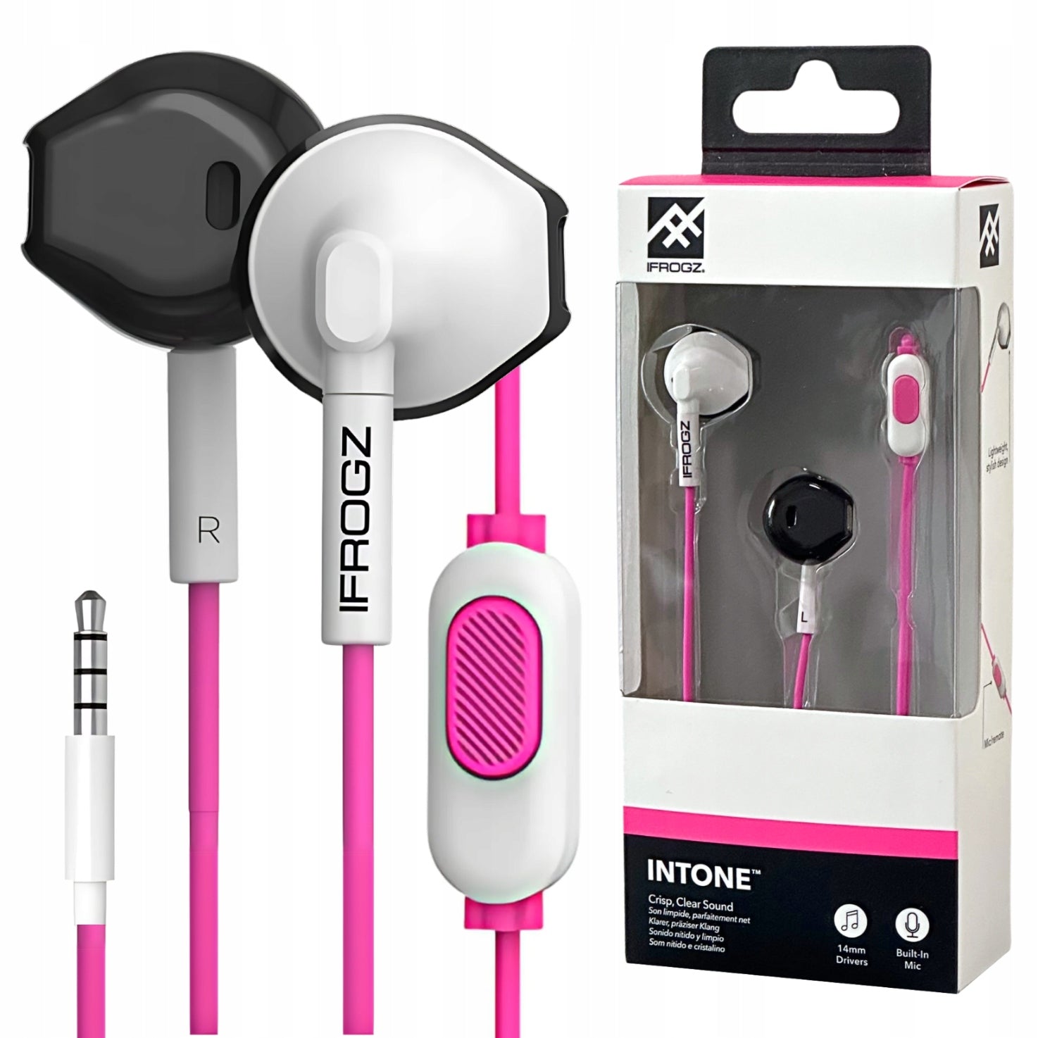 iFrogz wired earbuds for mini Jack 3.5 mm for tablet phone