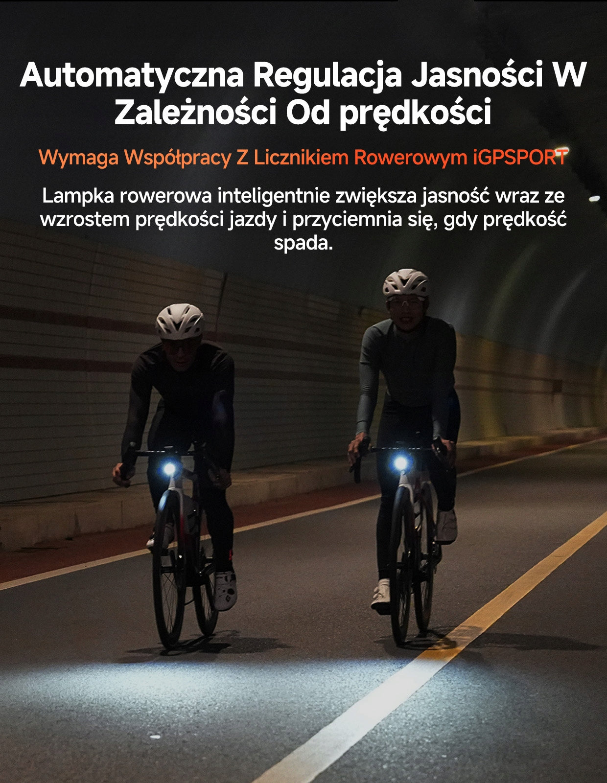 iGPSPORT VS800S Front Bike Light 800lm, 4000mAh Battery Brand iGPSPORT