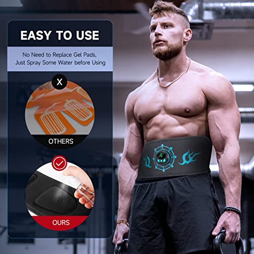 iLoxin ABS Trainer EMS Muscle Stimulator, ABS Toning Belt for Sculpting, Ab Brand no brand