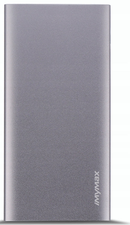 „iMYMAX Power Bank X10 Slim“ 10.000 mAh graue Farbe 