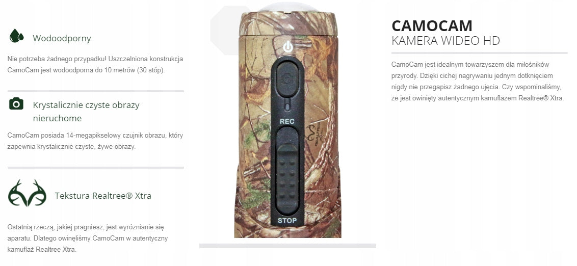 iON CAMOCAM SPORTS CAMOUFLAGE CAMERA LAS ASG Color brown