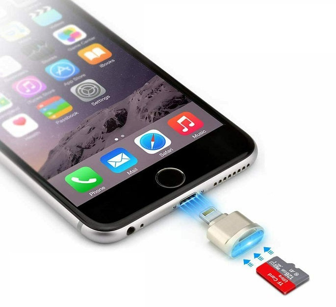iPhone iPad iPod Lightning Memory Card Reader Kind universal