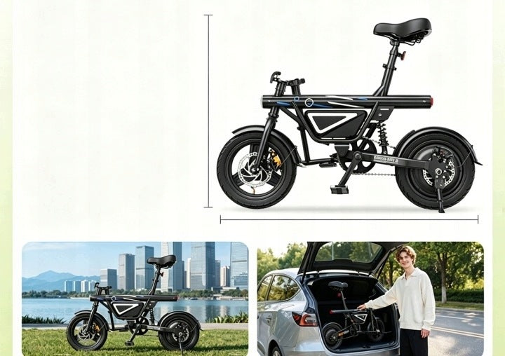 iScooter EB1S electric vehicle 36V 12Ah 25km/h LCD Voltix 120kg urban12 Packaging status original