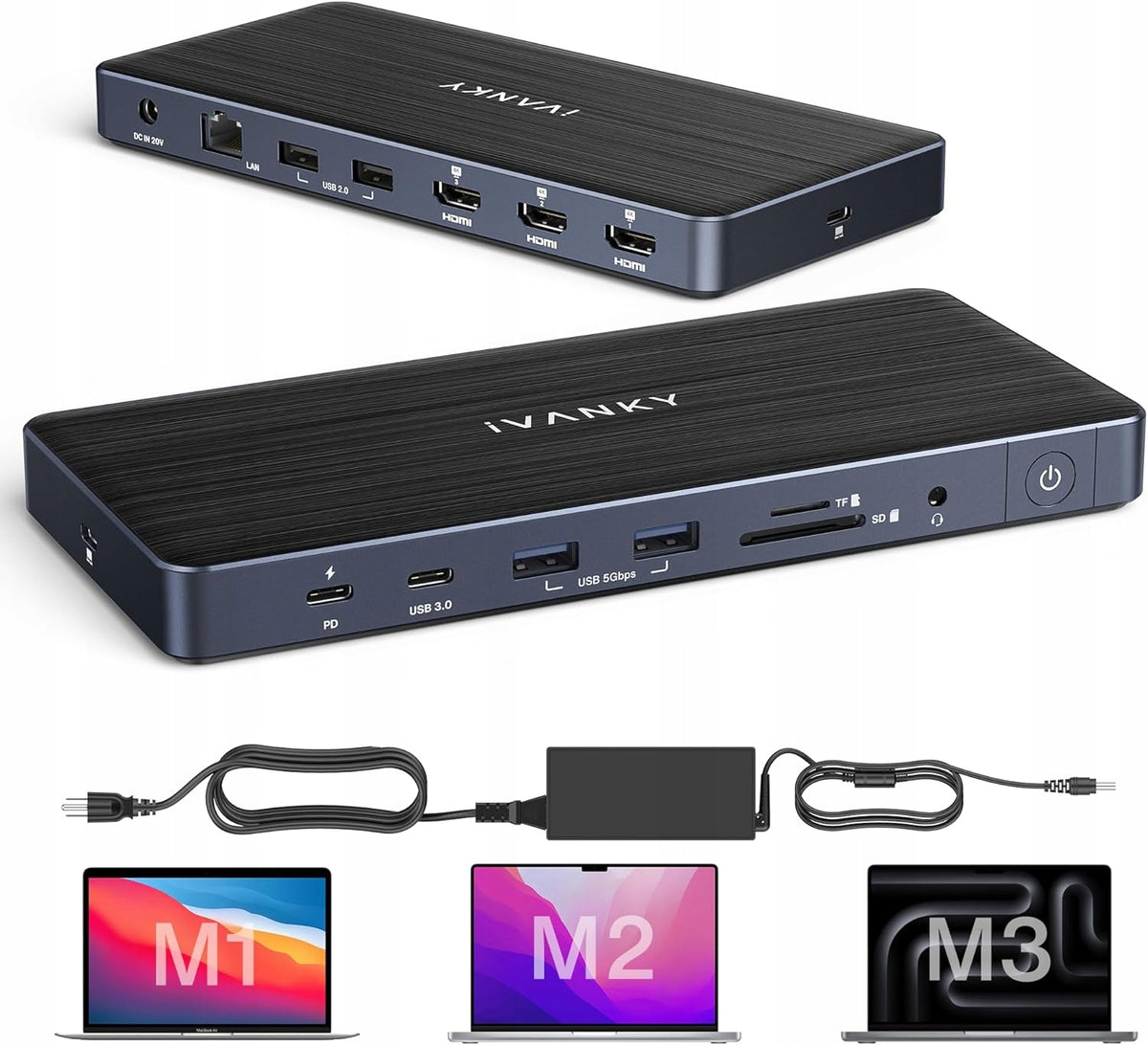 iVANKY 14 in 1 FusionDock Pro 1 Docking Station for MacBook Pro USB C
