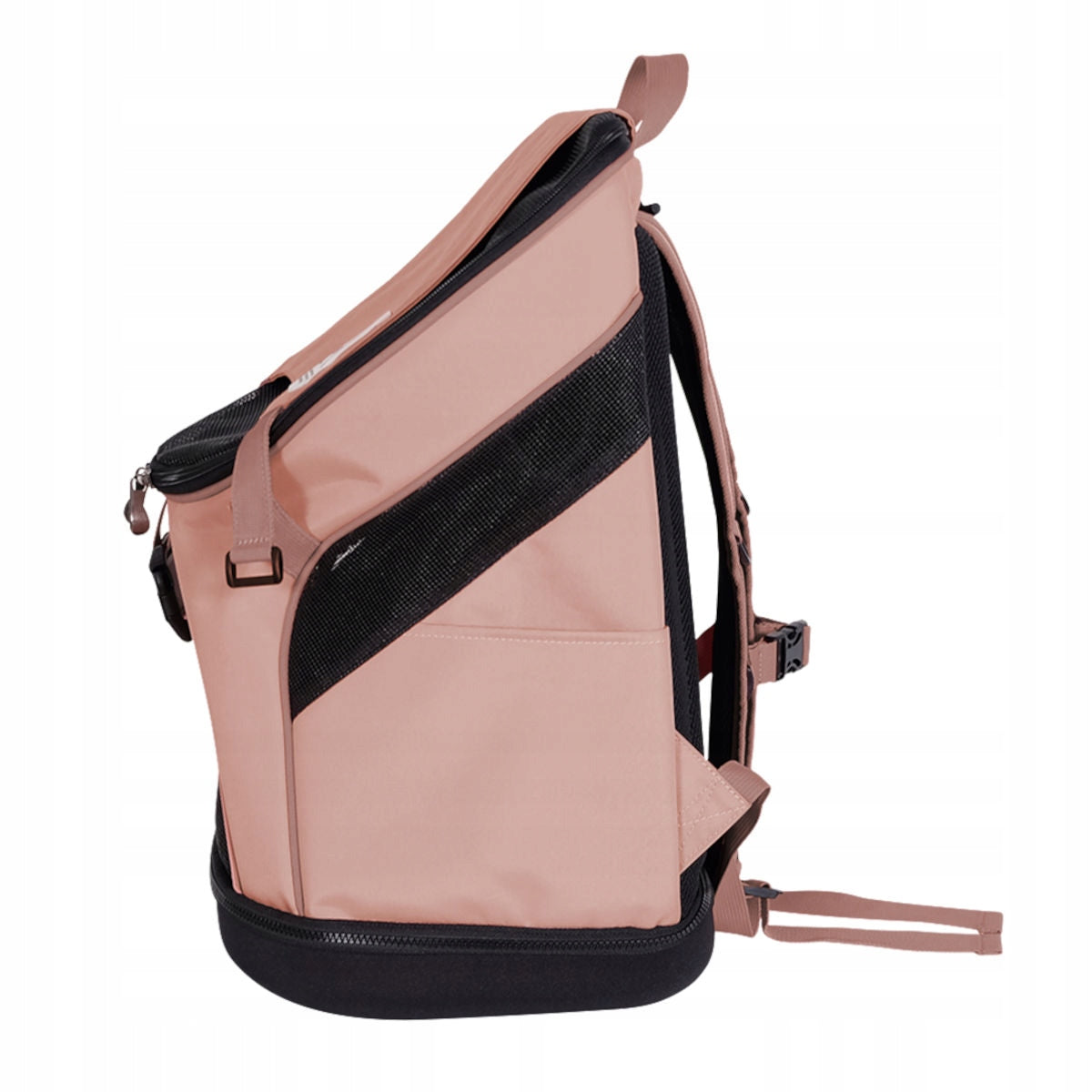 ibiyaya Ultralight coral pink backpack Build type to be worn on the back for carrying on the shoulder for hand carrying top opening front or side opening locked