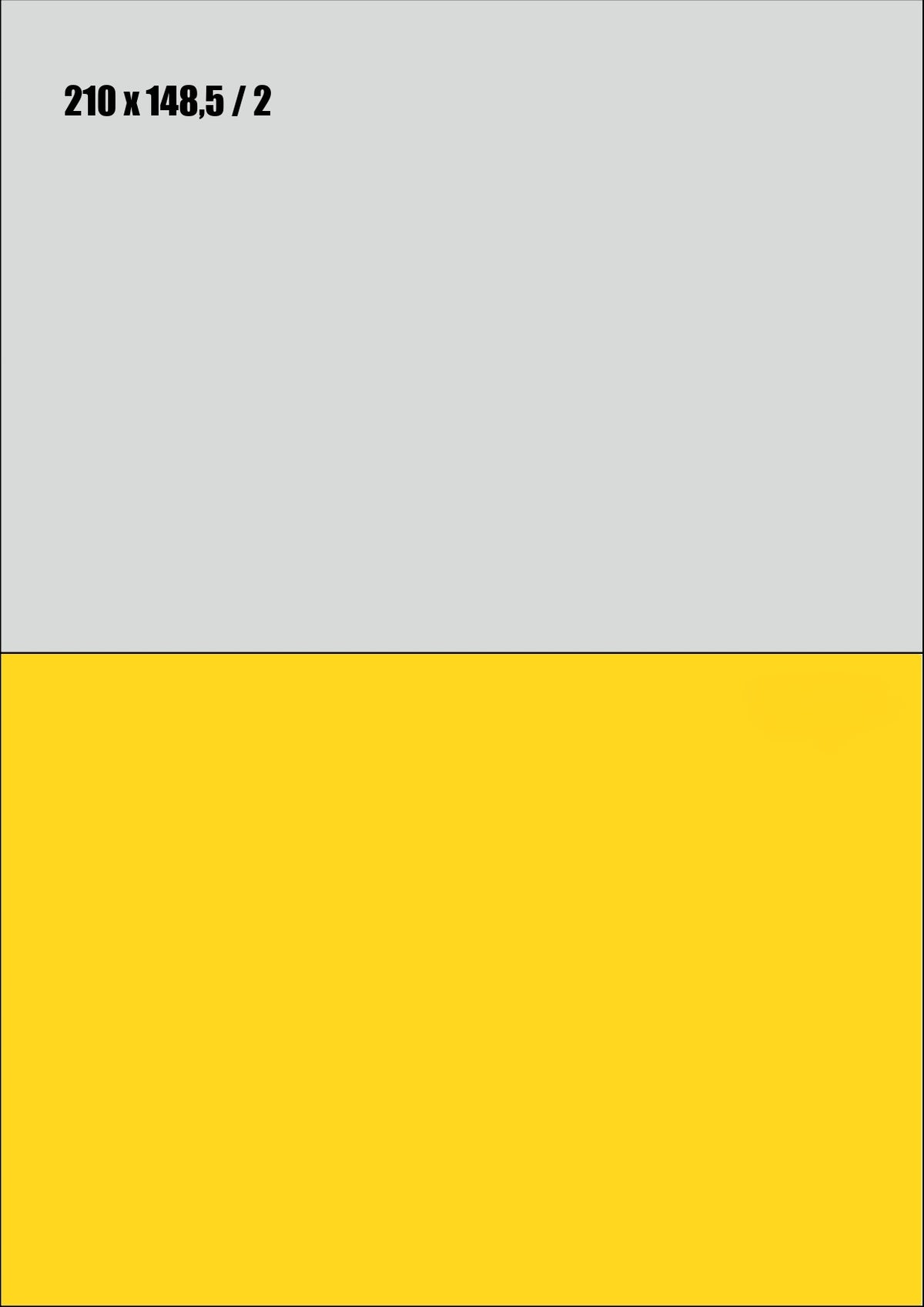 icpc Self Adhesive Labels 210x148 YELLOW