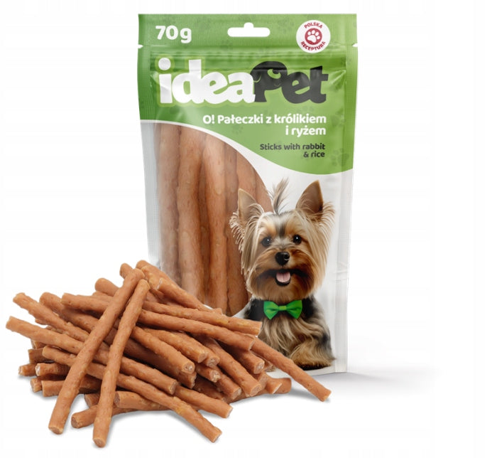 ideaPet O! Chopsticks with rabbit and rice 70g