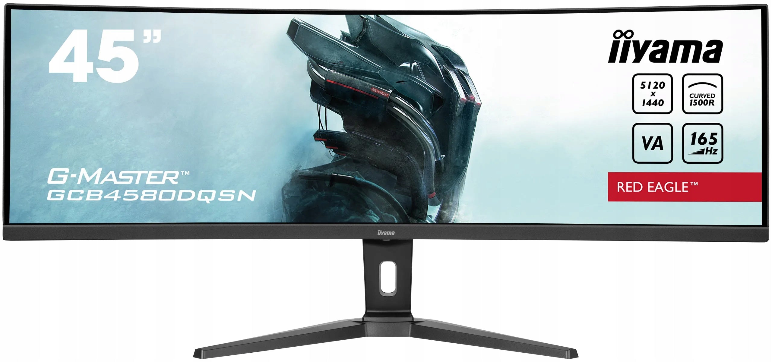 iiyama G-Master 45" VA LED HDR DQHD Bent 0.8ms 165Hz HDMI DP FlickerFree Batteries included no