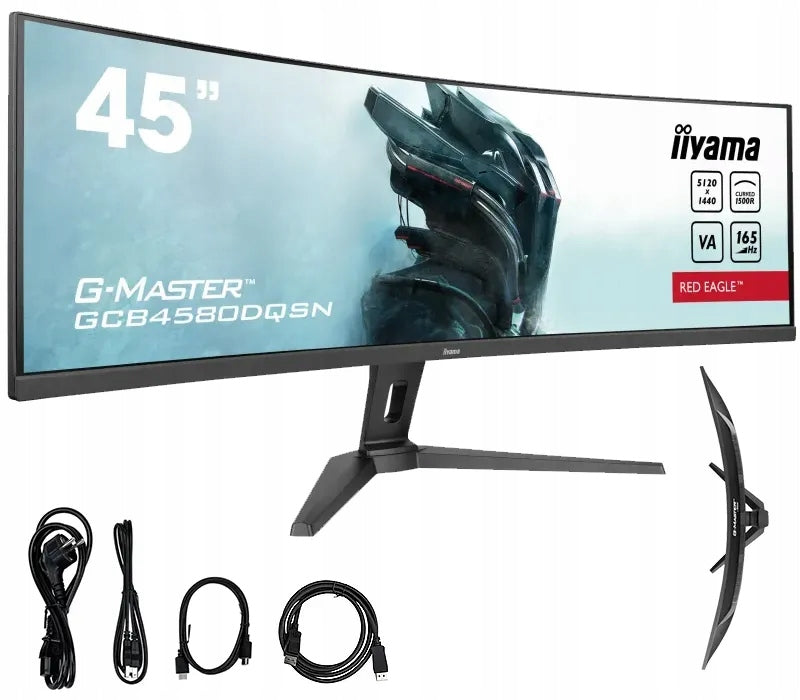 iiyama G-Master 45" VA LED HDR DQHD Bent 0.8ms 165Hz HDMI DP FlickerFree