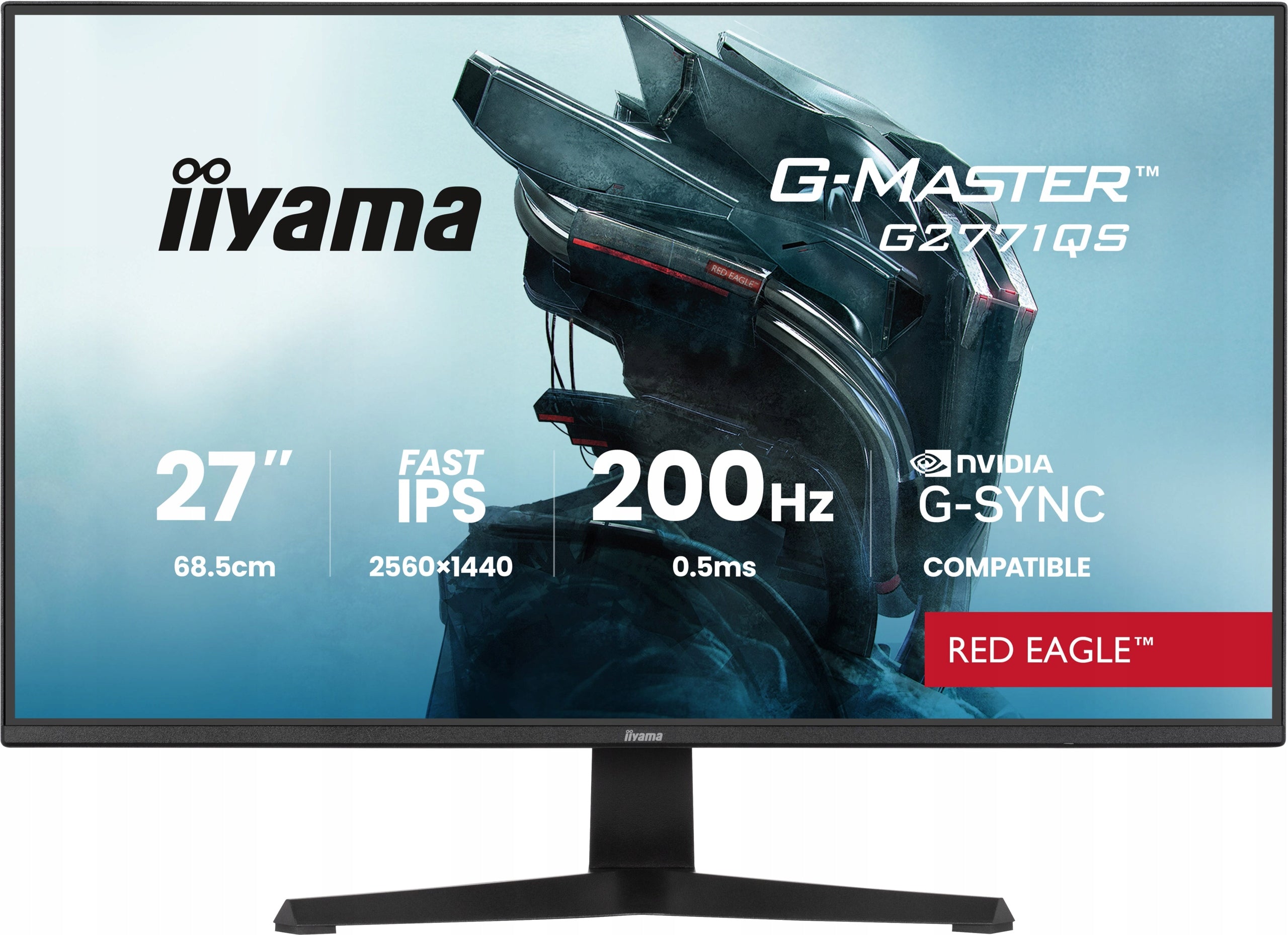 iiyama G-Master G2771QS-B1 monitor 27" QHD Fast IPS 200Hz 0.5ms