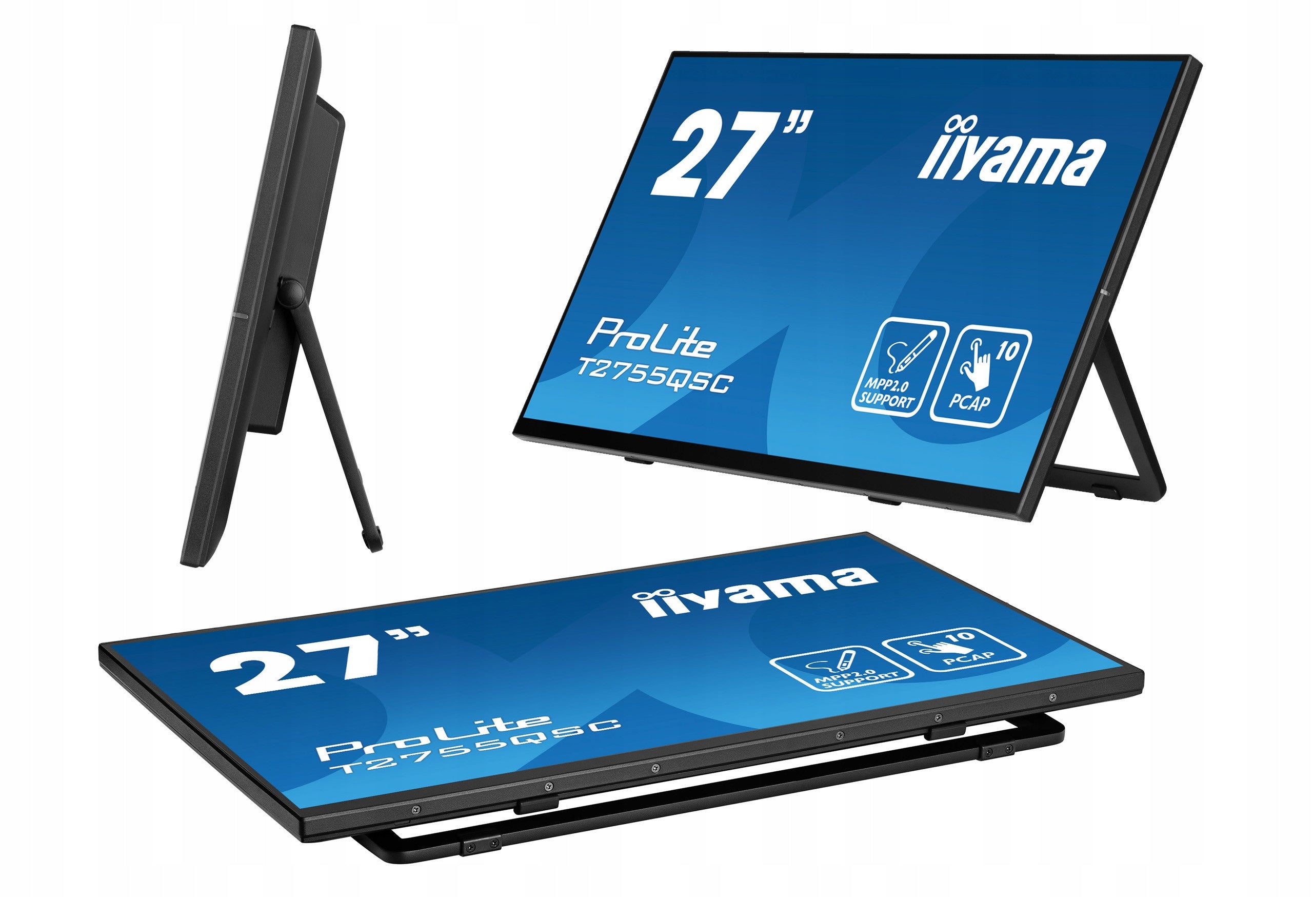 iiyama ProLite T2755QSC-B1 27 IPS LED WQHD Touch Monitor Support MPP2.0 Packaging status original