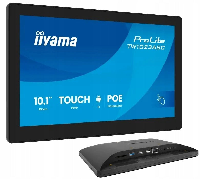 iiyama ProLite TW1023ASC-B3P 10" Android13, PoE, 5MP camera.New ..PAT-KOM.