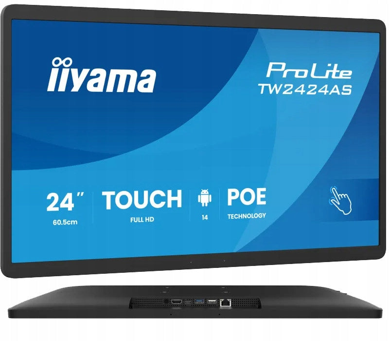 iiyama TW2424AS-B3P 24 FHD Interactive Monitor, Touch PCAP In-cell,